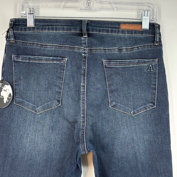 Articles of Society Womens Size 30 Skinny Jeans Dark Blue High Rise 5-Pocket - Picture 7 of 10